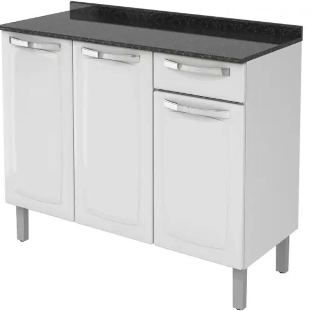 Armário de Cozinha com Tampo de Granito